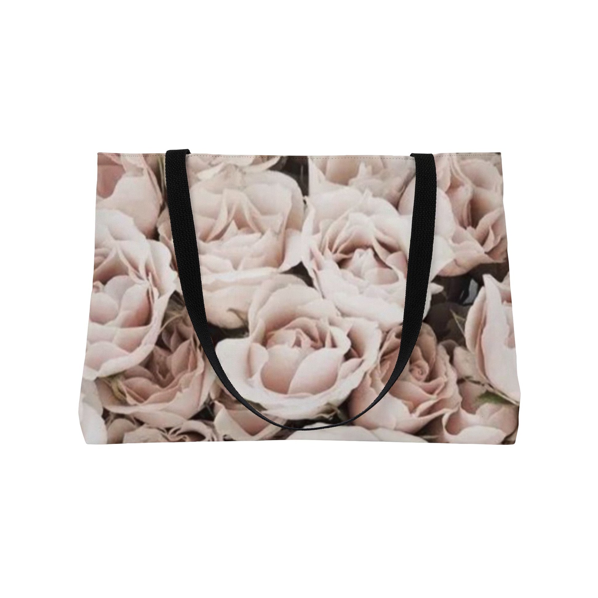 Light Pink Floral Rectangle Tote – Soft and Feminine