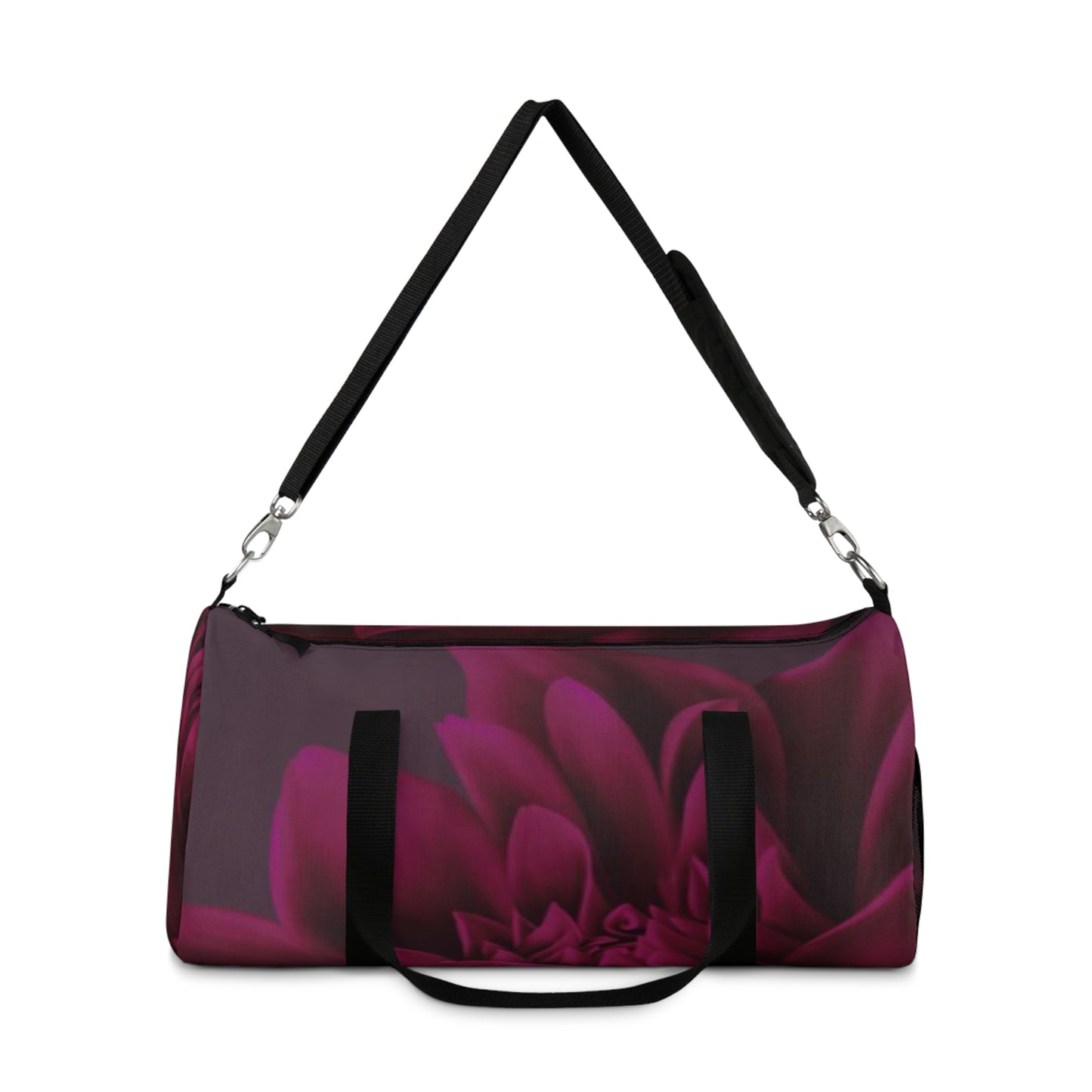 Magenta Dahlia Duffel Bag