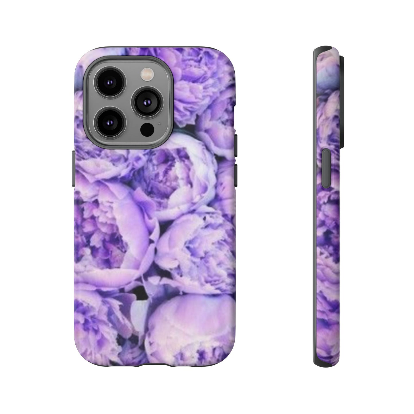 Purple Peony Tough Phone Case