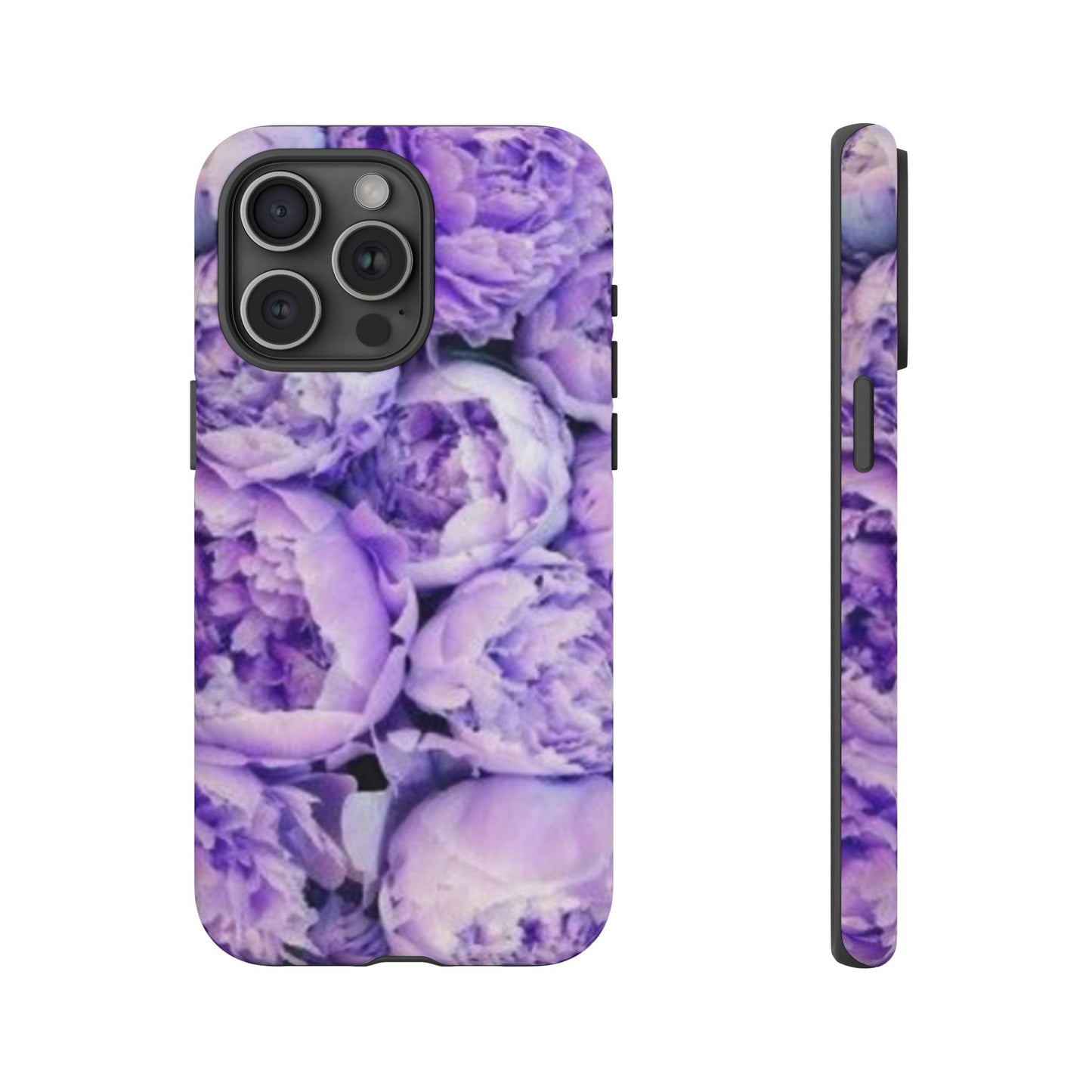 Purple Peony Tough Phone Case
