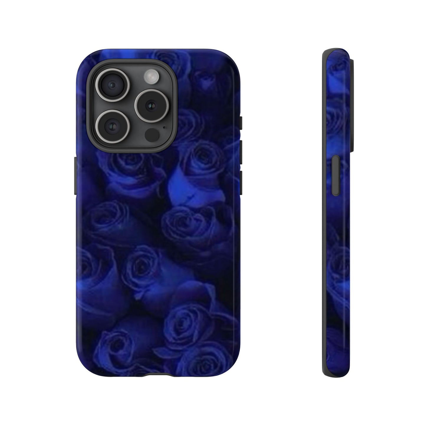 Dark Blue Roses Tough Phone Case