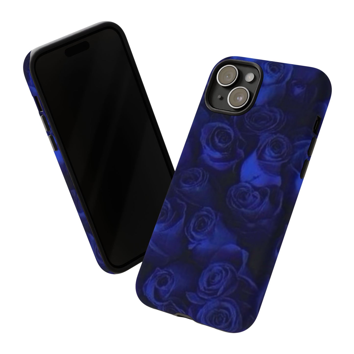 Dark Blue Roses Tough Phone Case