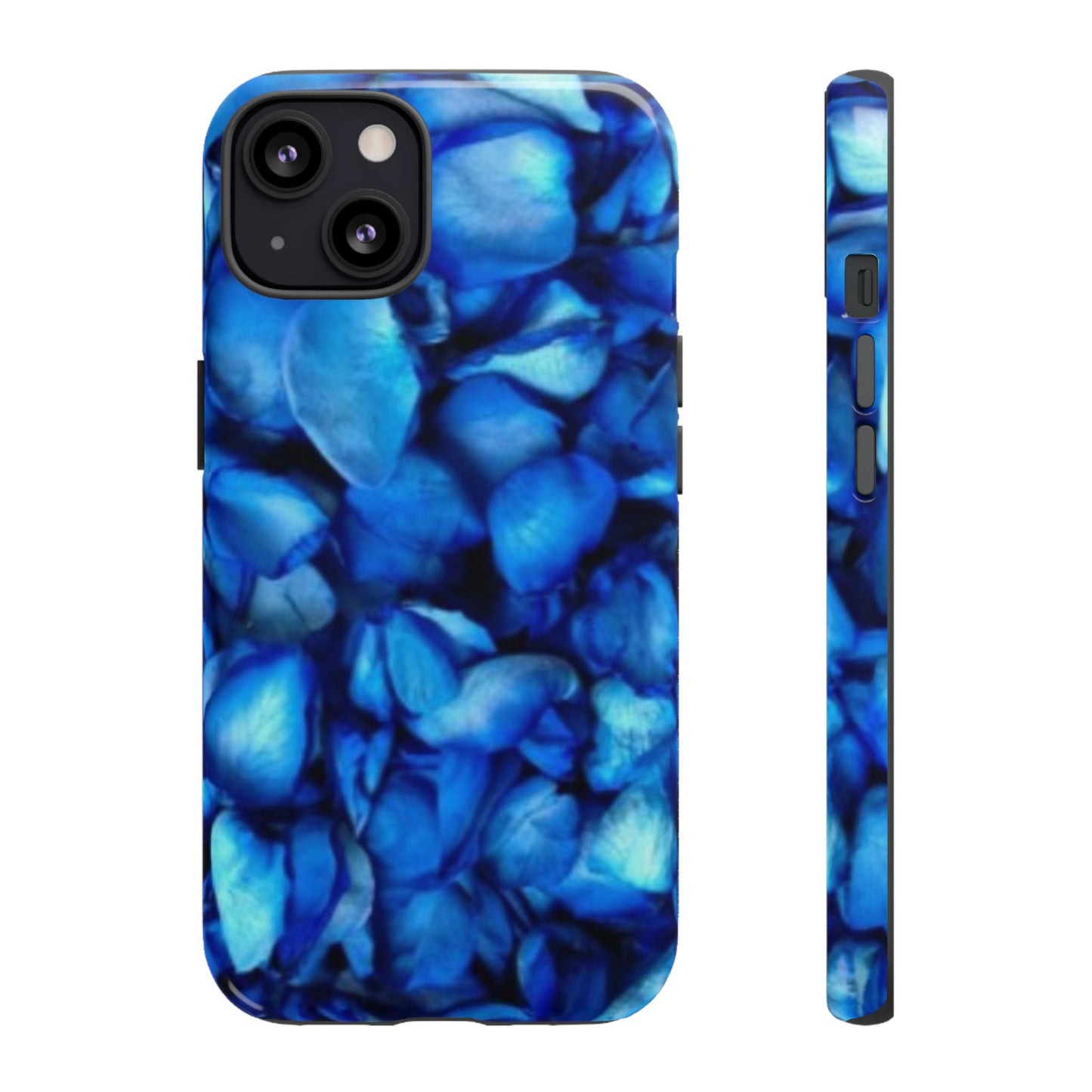 Blue Petals Tough Phone Case