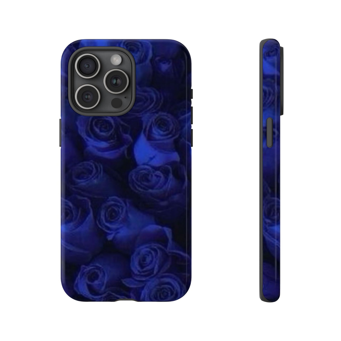 Dark Blue Roses Tough Phone Case