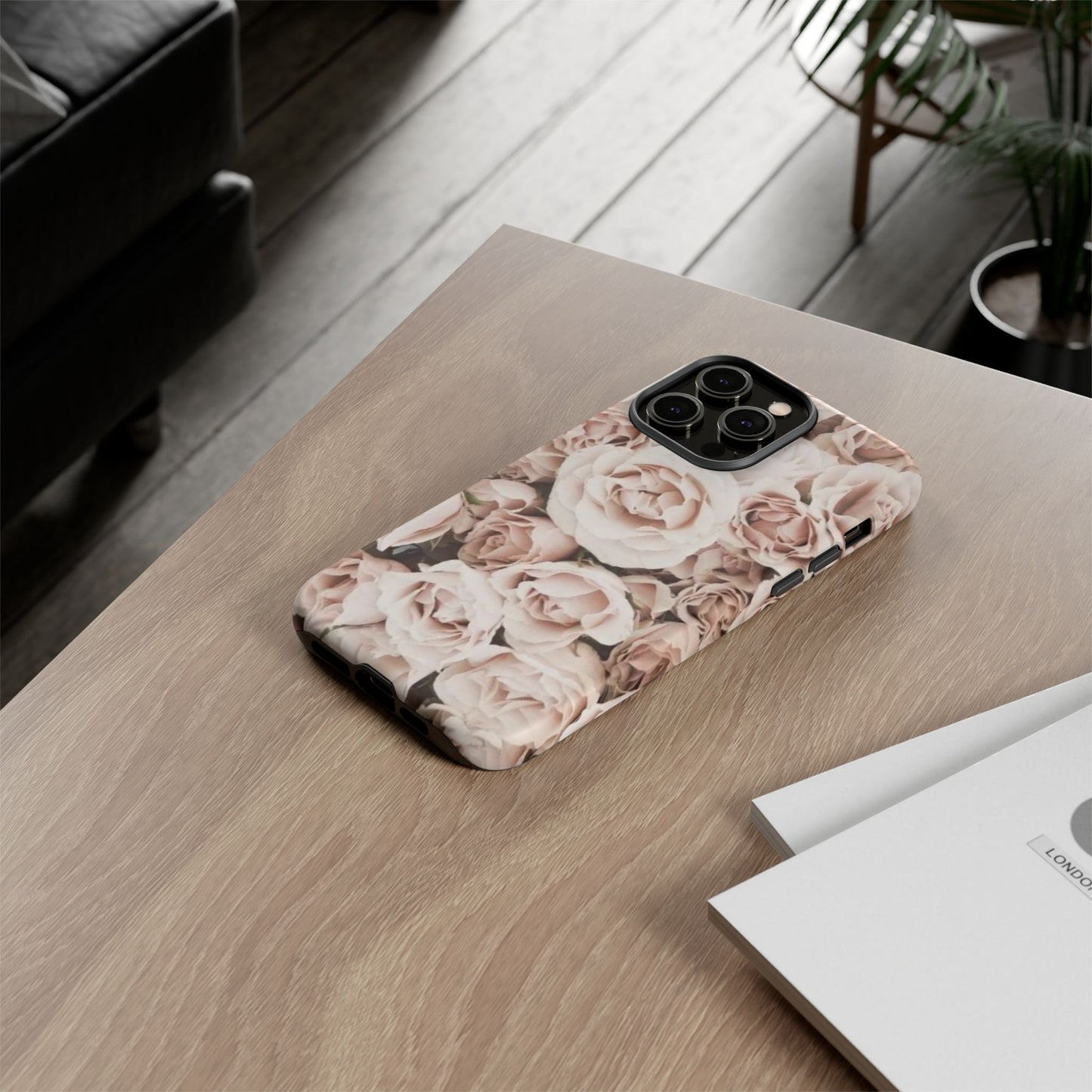 Light Pink Roses Tough Phone Case