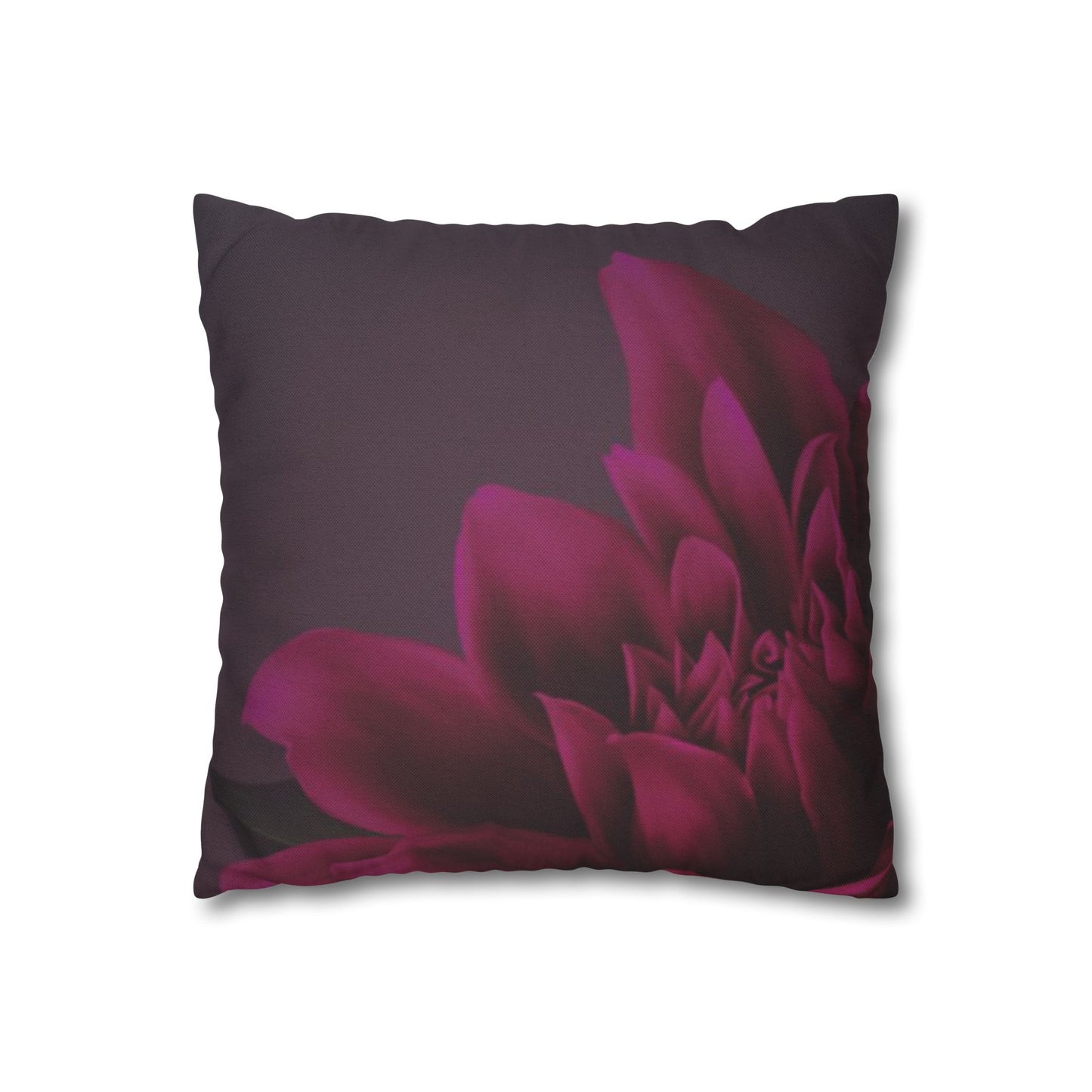 Magenta Dahlia Square Pillowcase