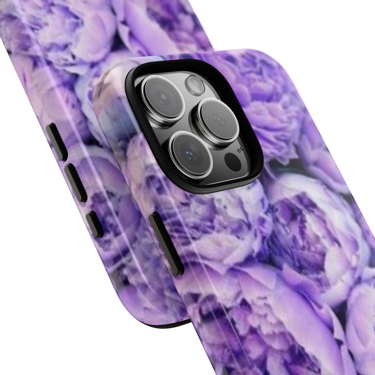 Purple Peony Tough Phone Case
