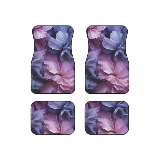 Floral Flow Car Mats (Set of 4)