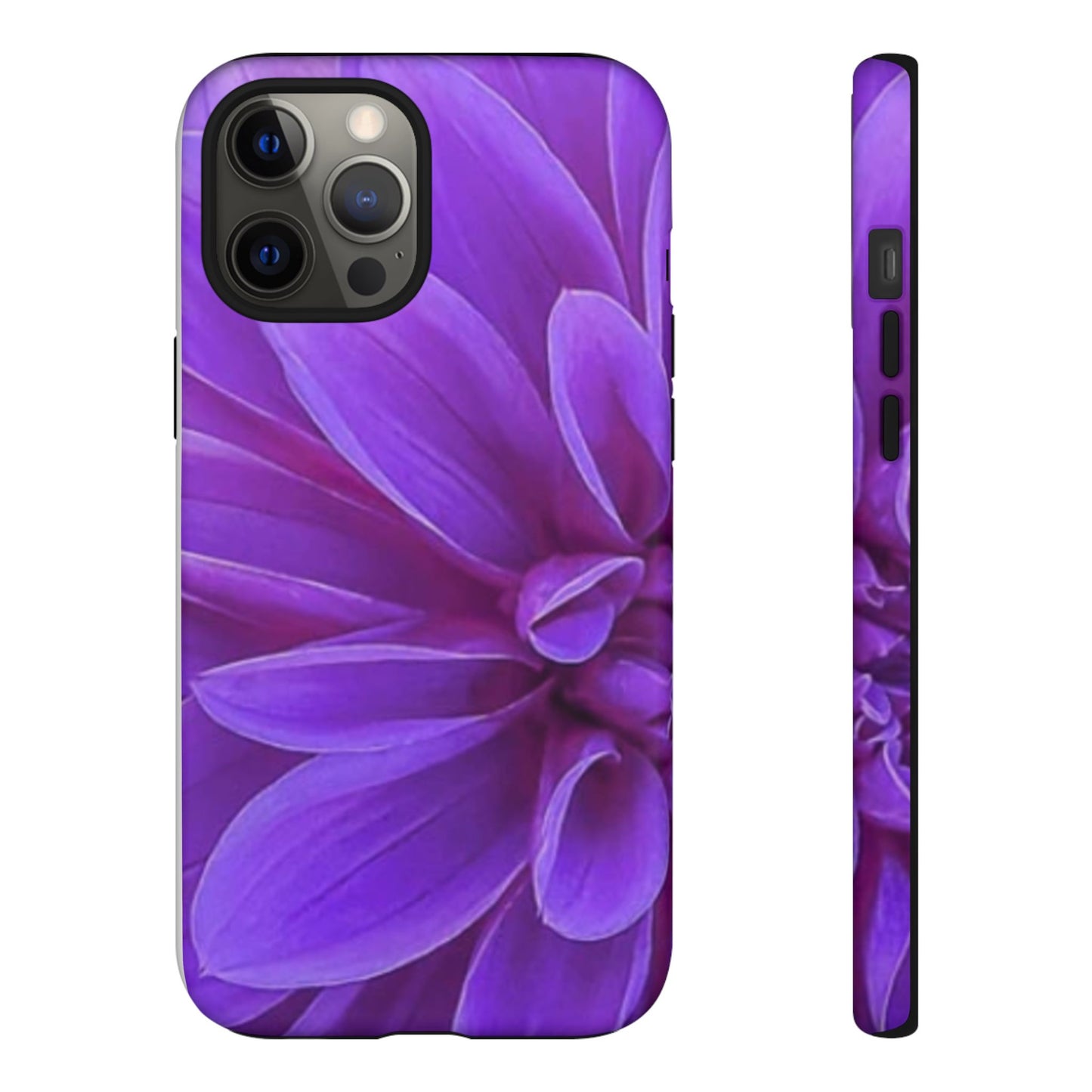 Purple Dahlia Tough Phone Case