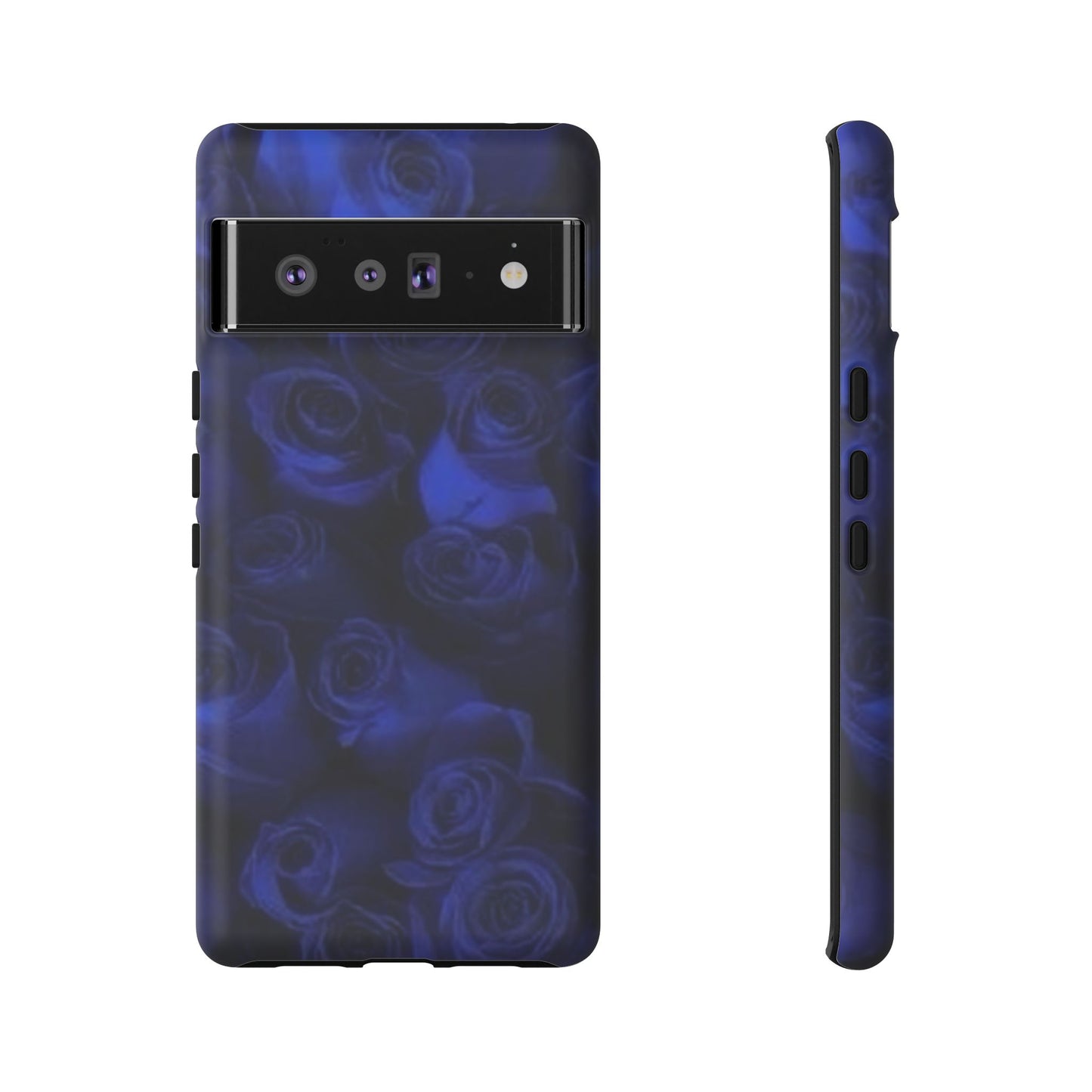 Dark Blue Roses Tough Phone Case