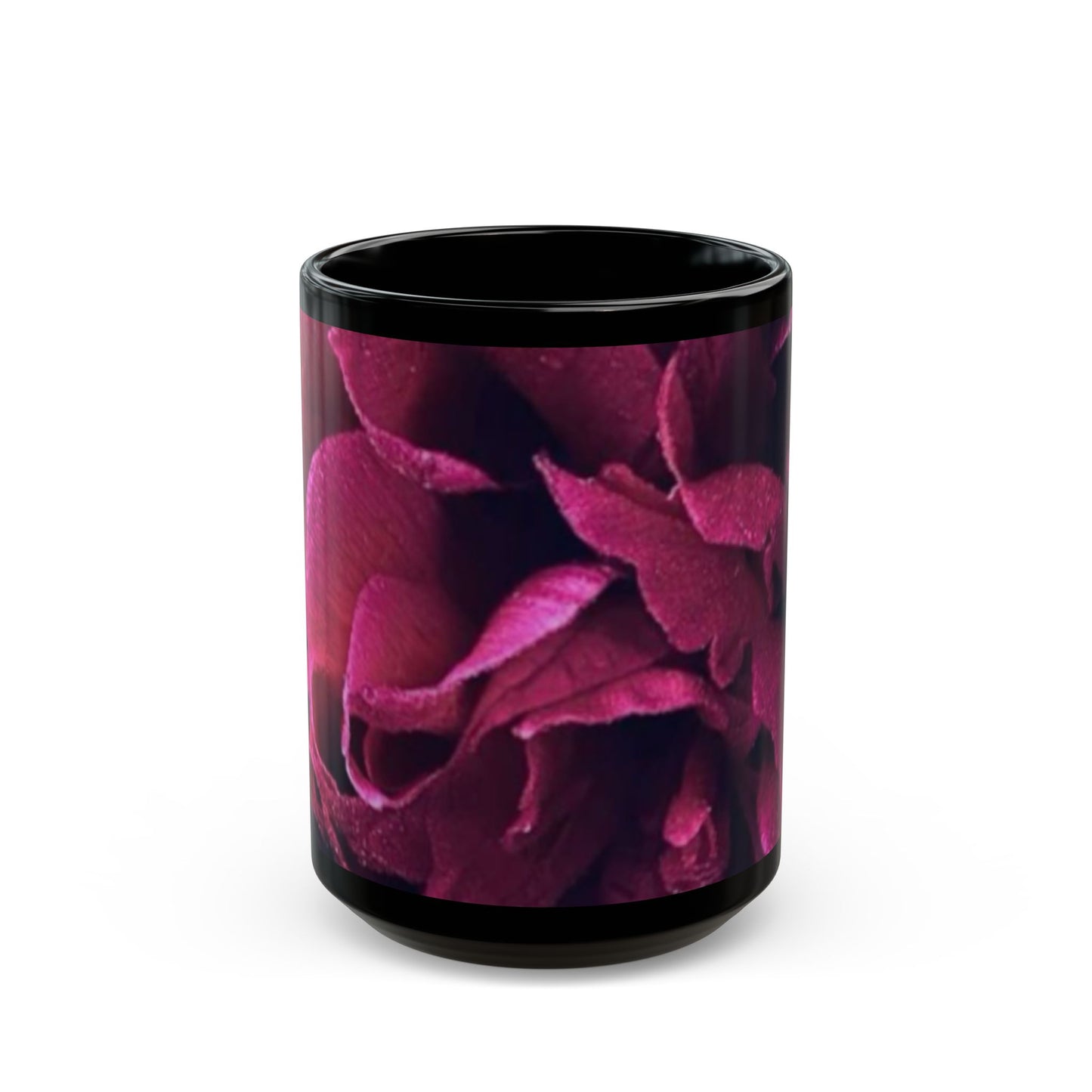 Magenta Floral Design Mug – Bold and Beautiful Gift Mug