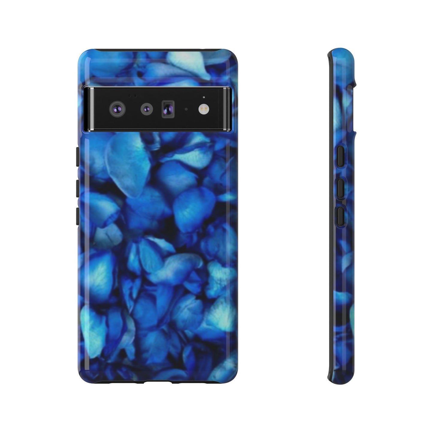 Blue Petals Tough Phone Case