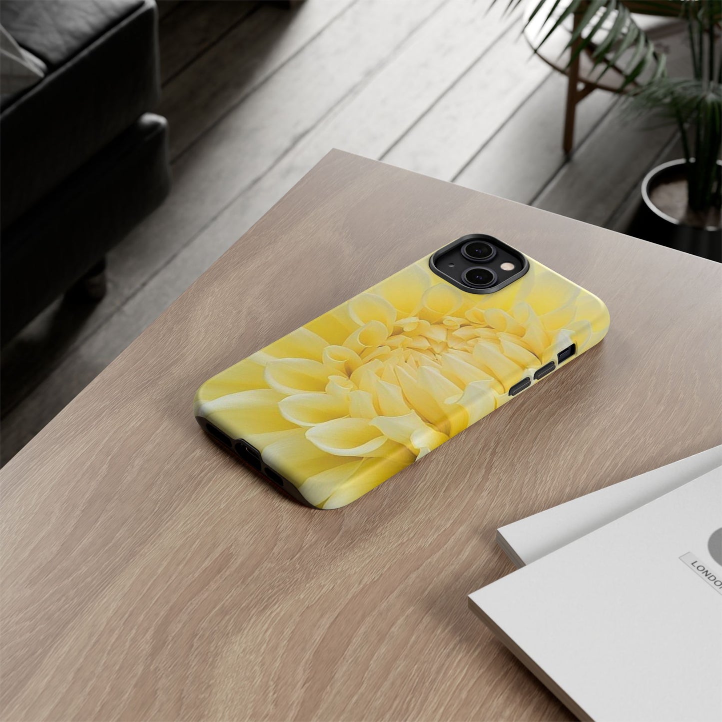 Yellow Dahlia Phone Tough Case