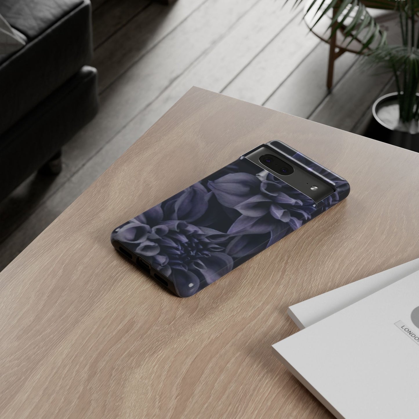 Blue Dahlia Phone Tough Case