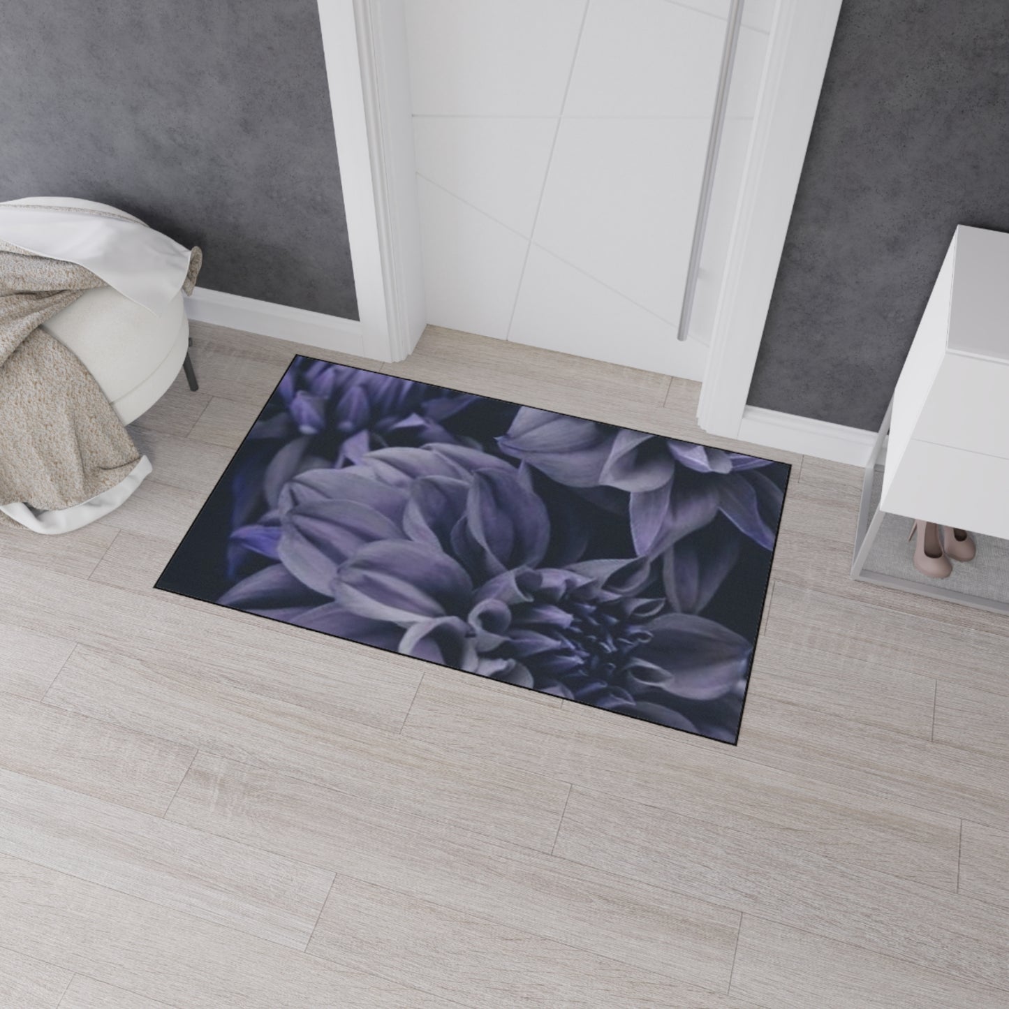 Blue Dahlia Heavy Duty Floor Mat