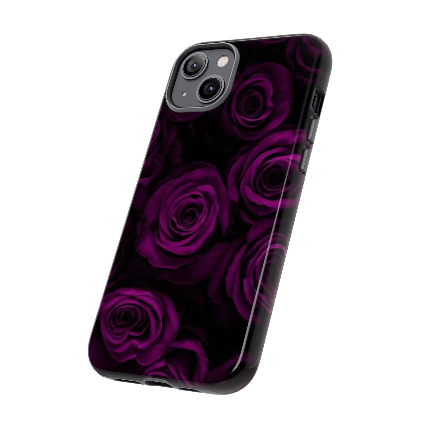 Dark Purple Roses Phone Tough Case