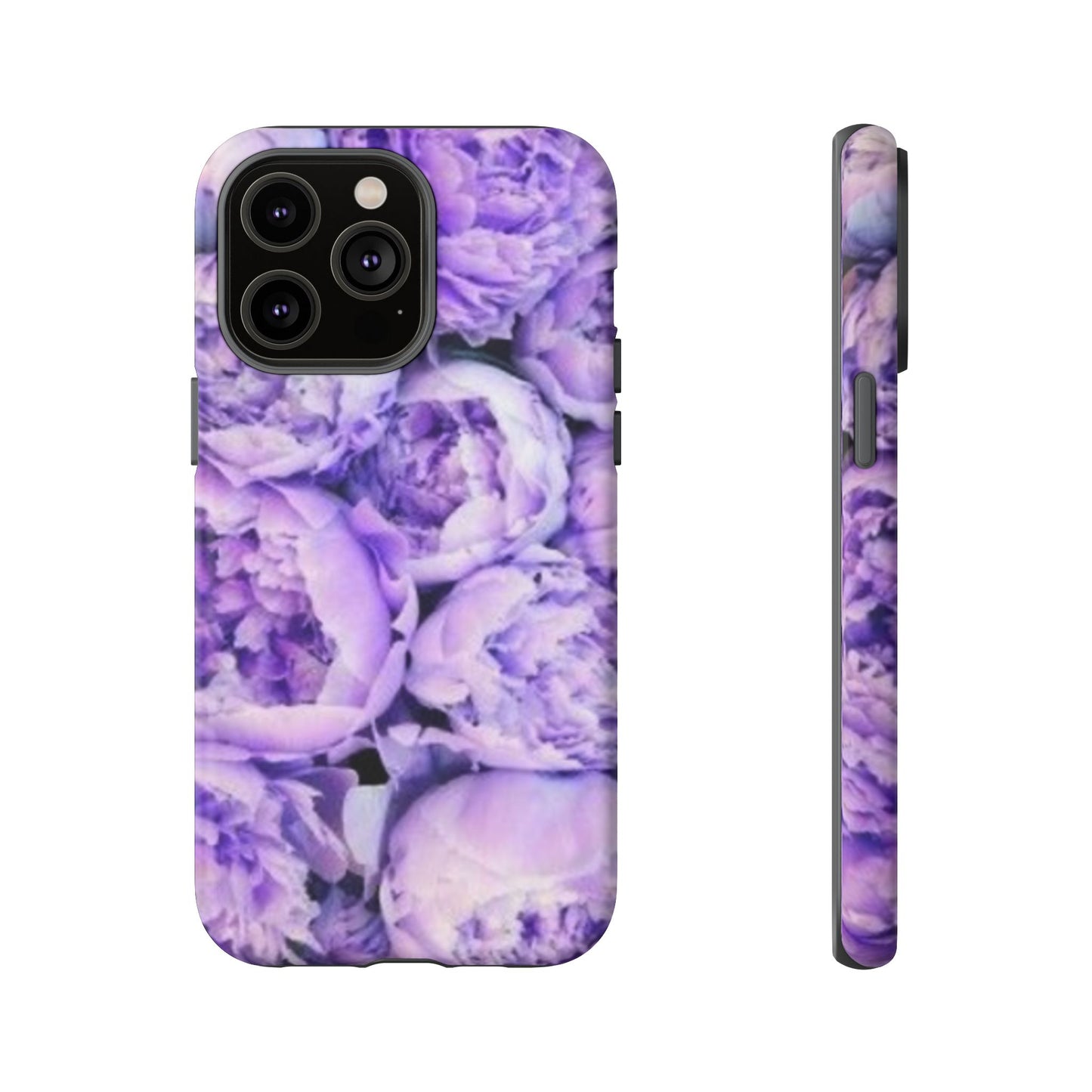 Purple Peony Tough Phone Case