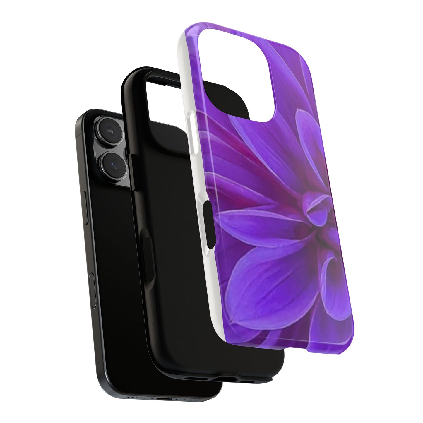 Purple Dahlia Tough Phone Case