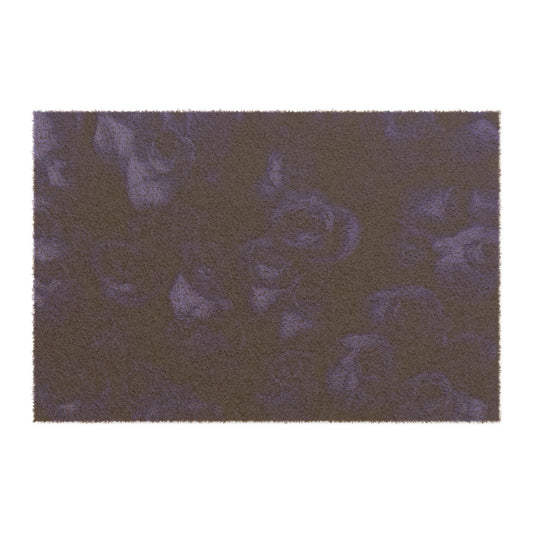 Dark Blue Roses Doormat