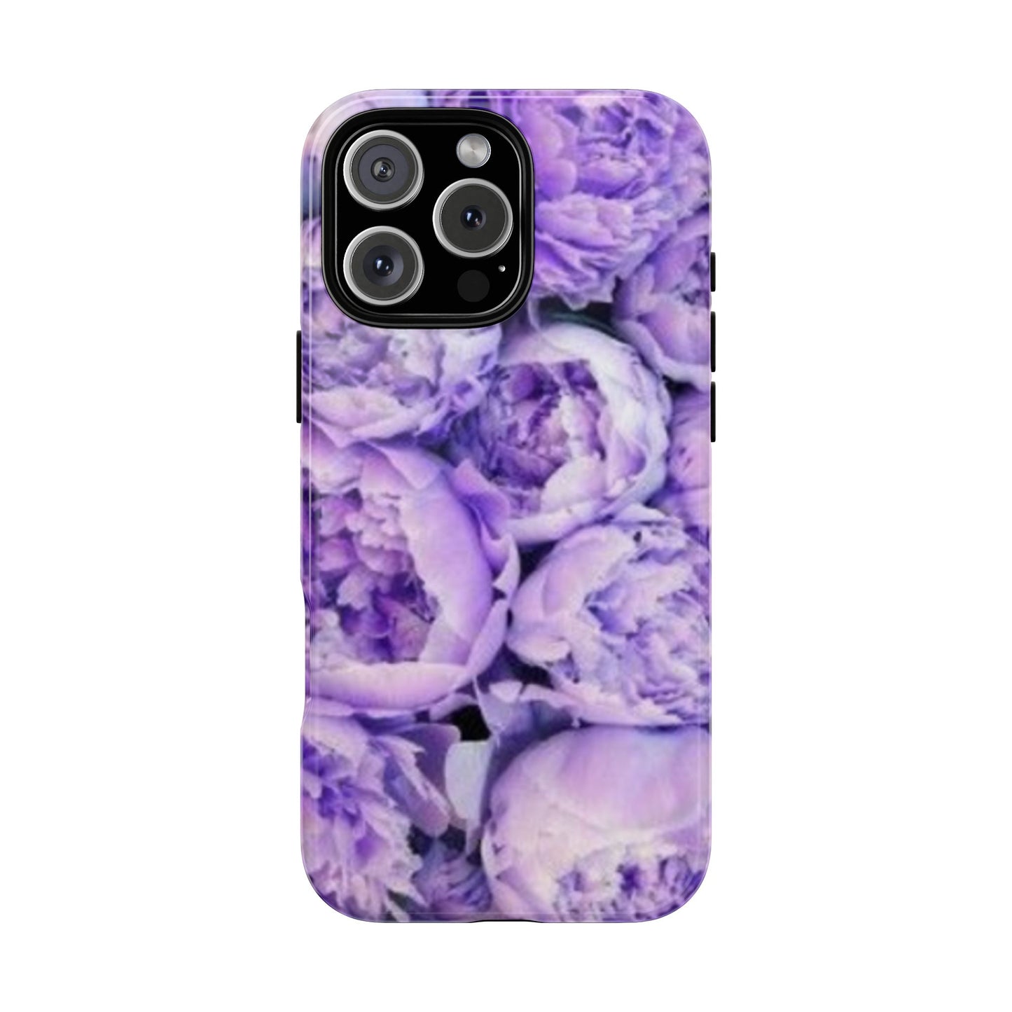 Purple Peony Tough Phone Case