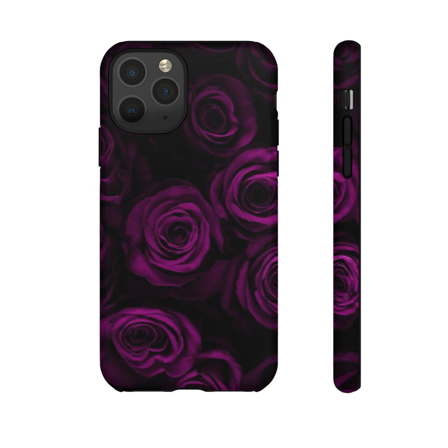 Dark Purple Roses Phone Tough Case