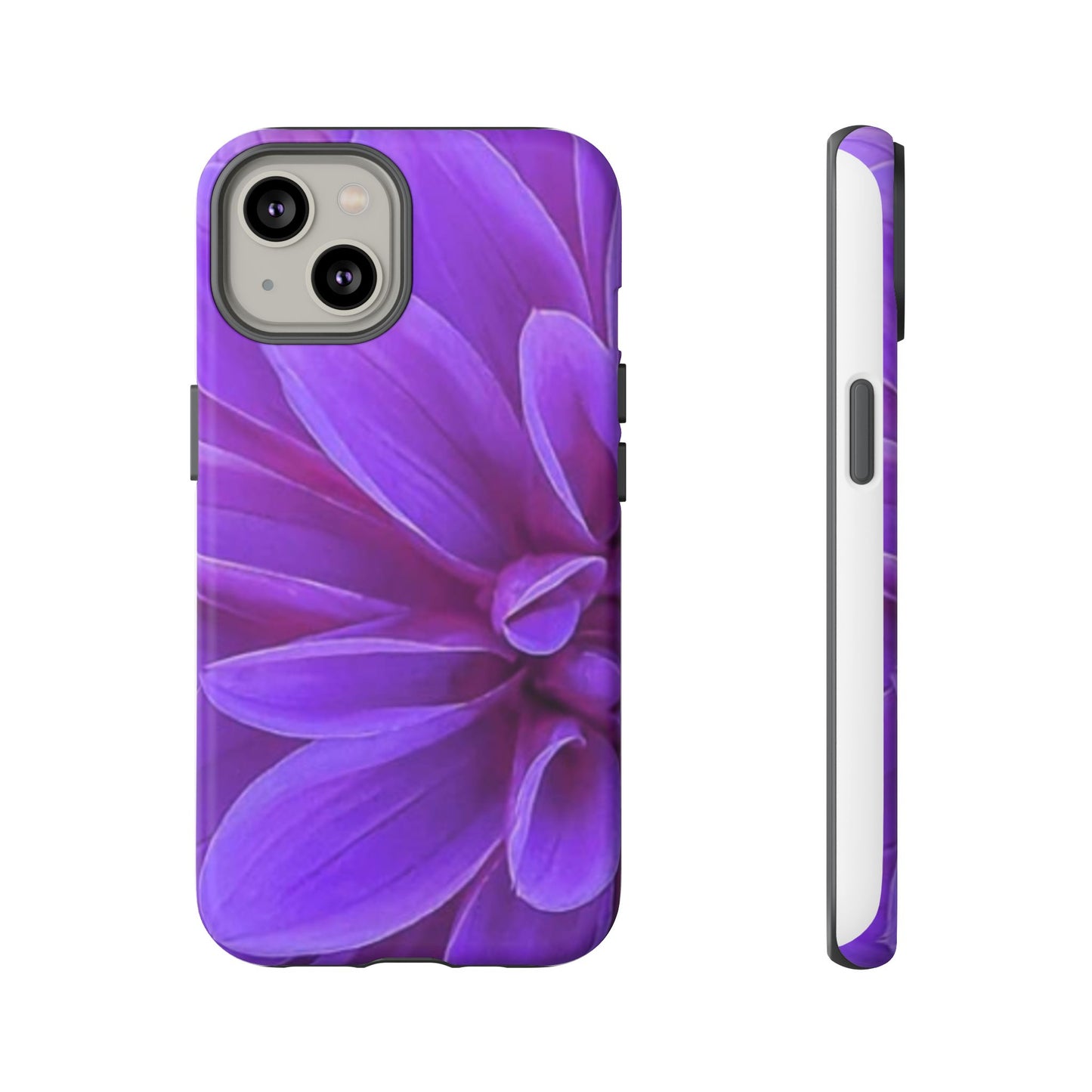 Purple Dahlia Tough Phone Case