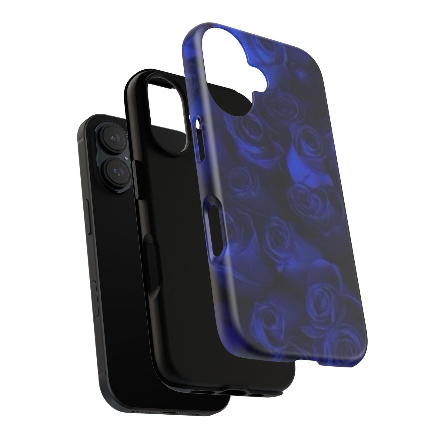 Dark Blue Roses Tough Phone Case