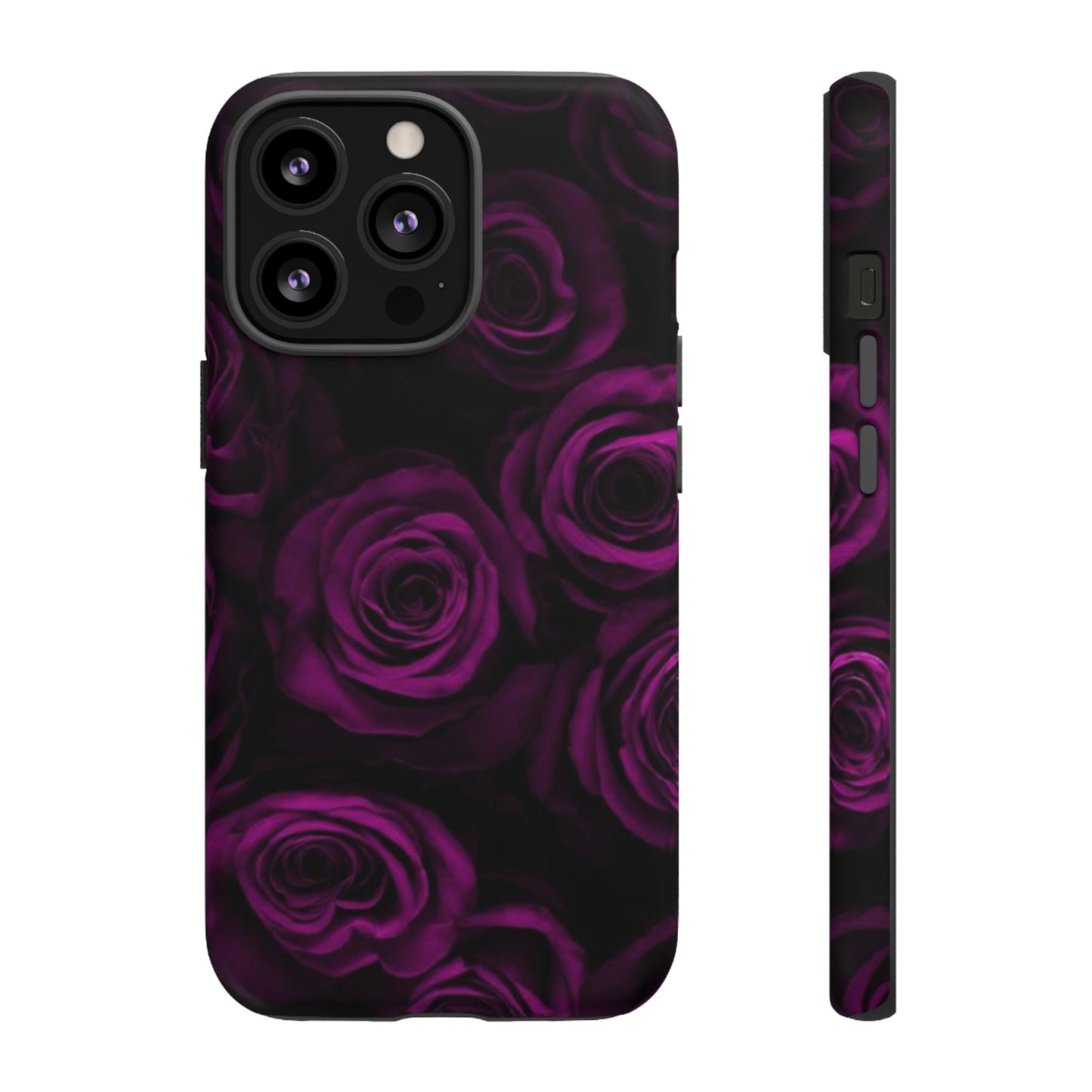Dark Purple Roses Phone Tough Case