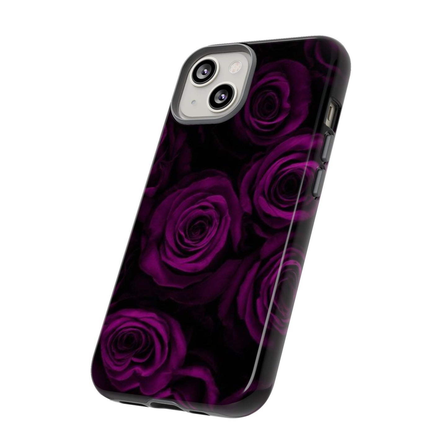 Dark Purple Roses Phone Tough Case