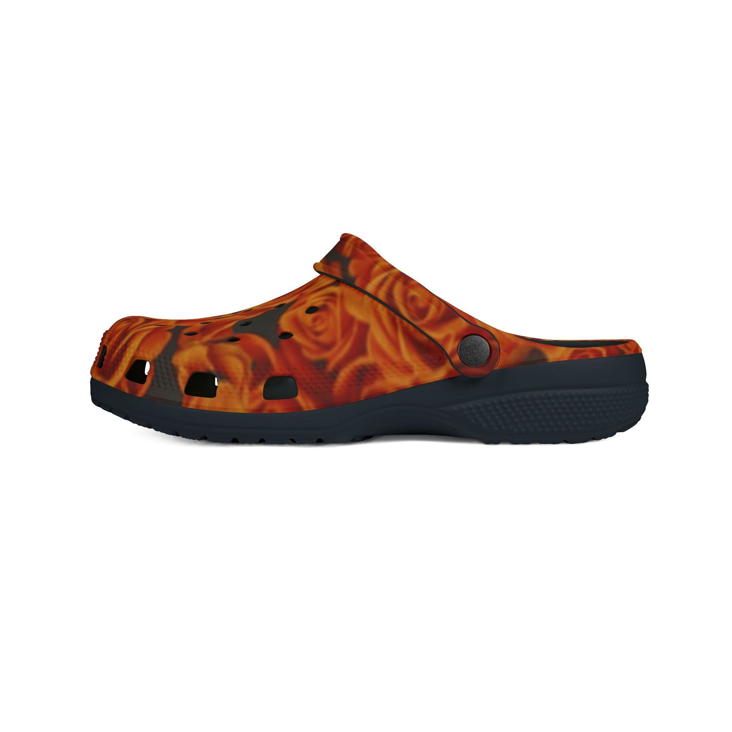 Orange Roses Foam Shoes