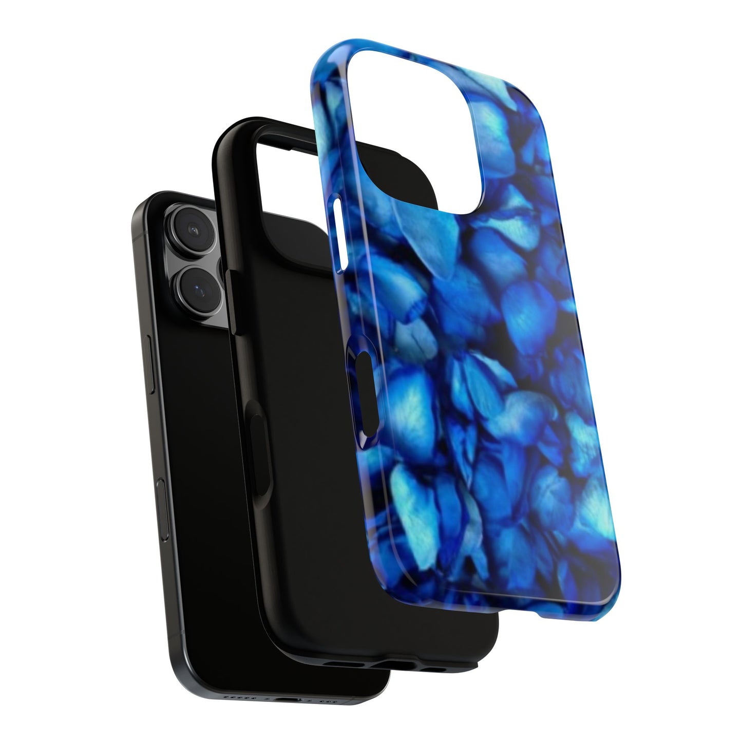 Blue Petals Tough Phone Case