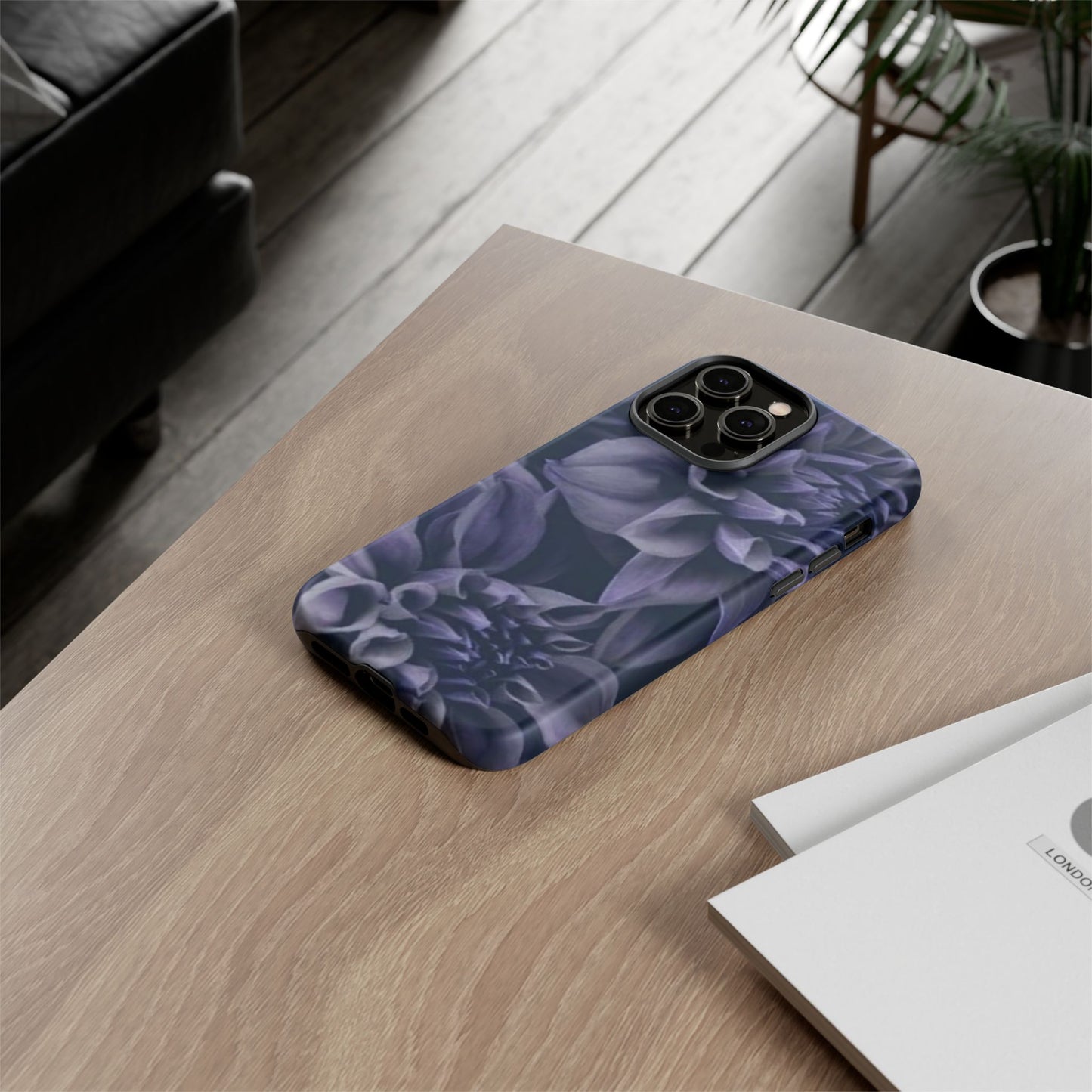 Blue Dahlia Phone Tough Case