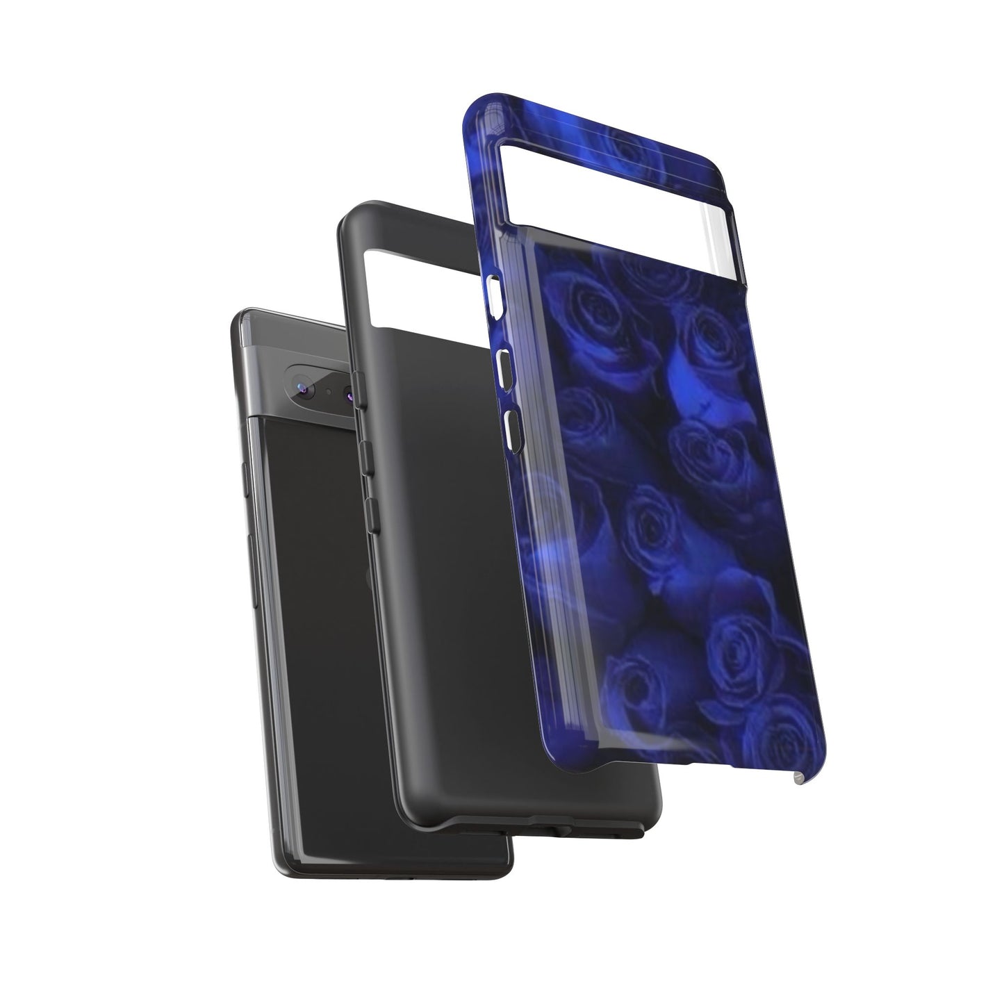 Dark Blue Roses Tough Phone Case