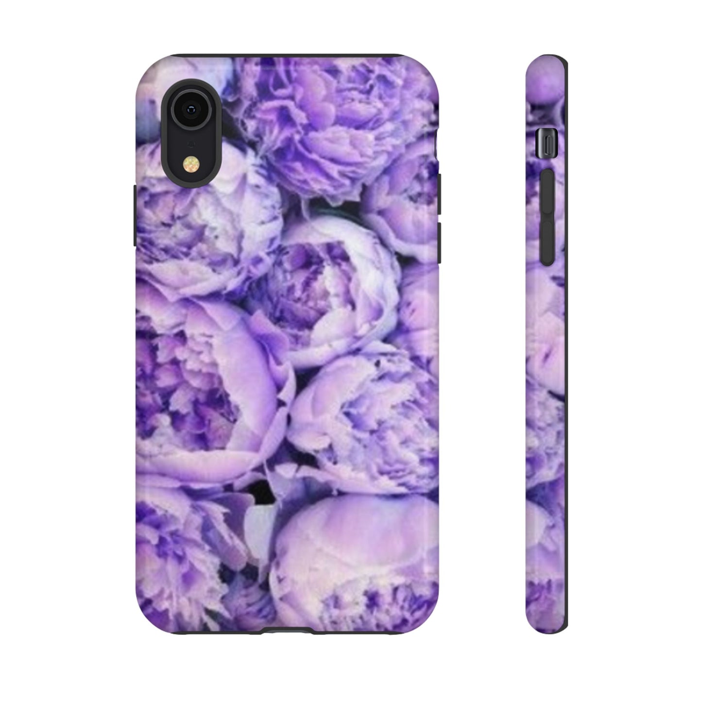 Purple Peony Tough Phone Case