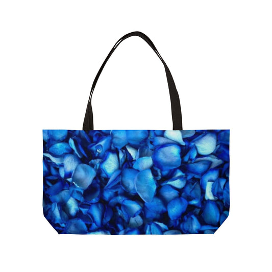 Blue Petals Floral Rectangle Tote – Calm and Versatile