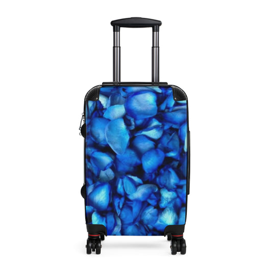 Blue Petals Floral Suitcase for Travelers – Cool & Smooth