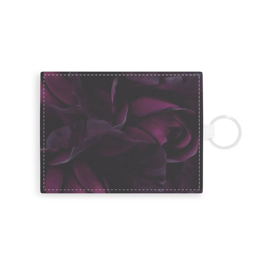 Dark Purple Floral Card Holder – Elegant & Durable