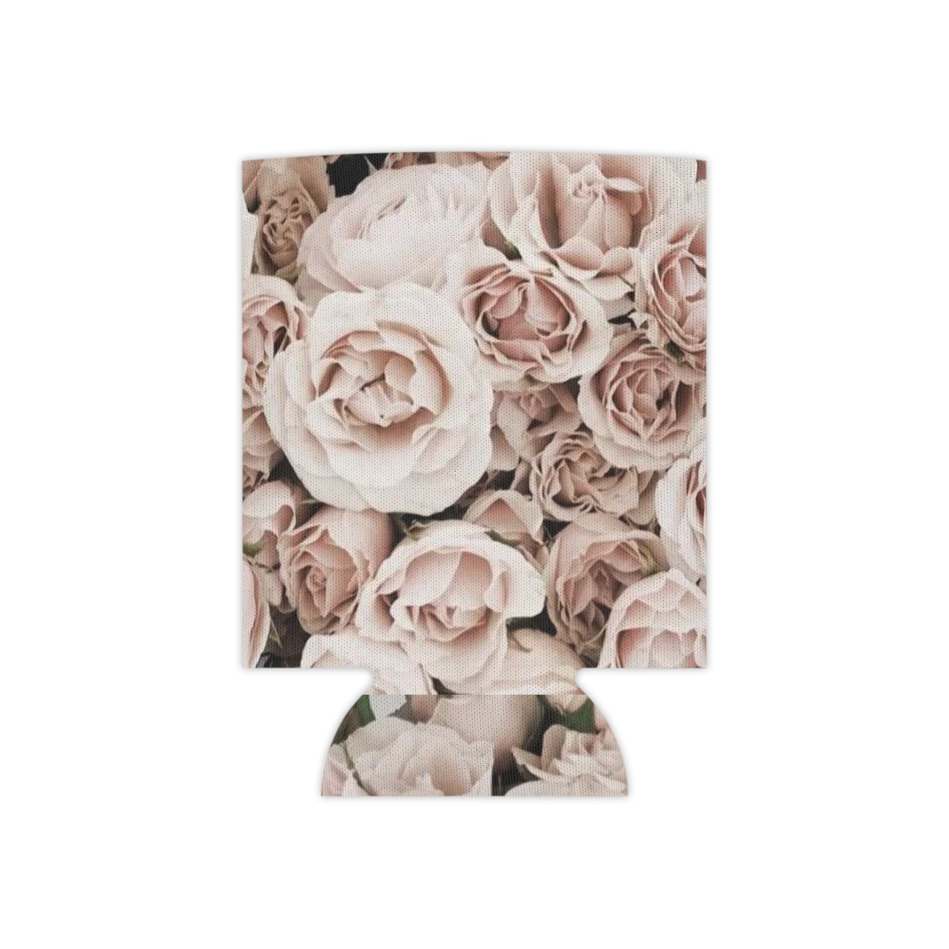 Floral Can Cooler - Light Pink Floral Design