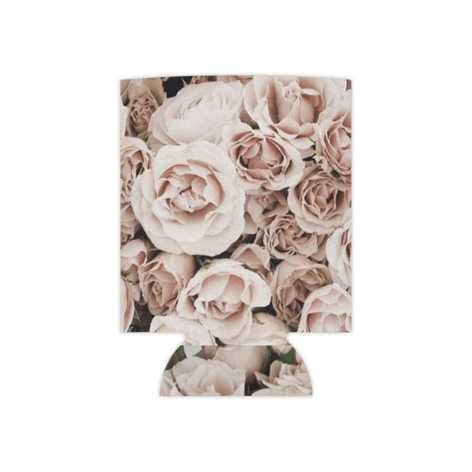 Floral Can Cooler - Light Pink Floral Design