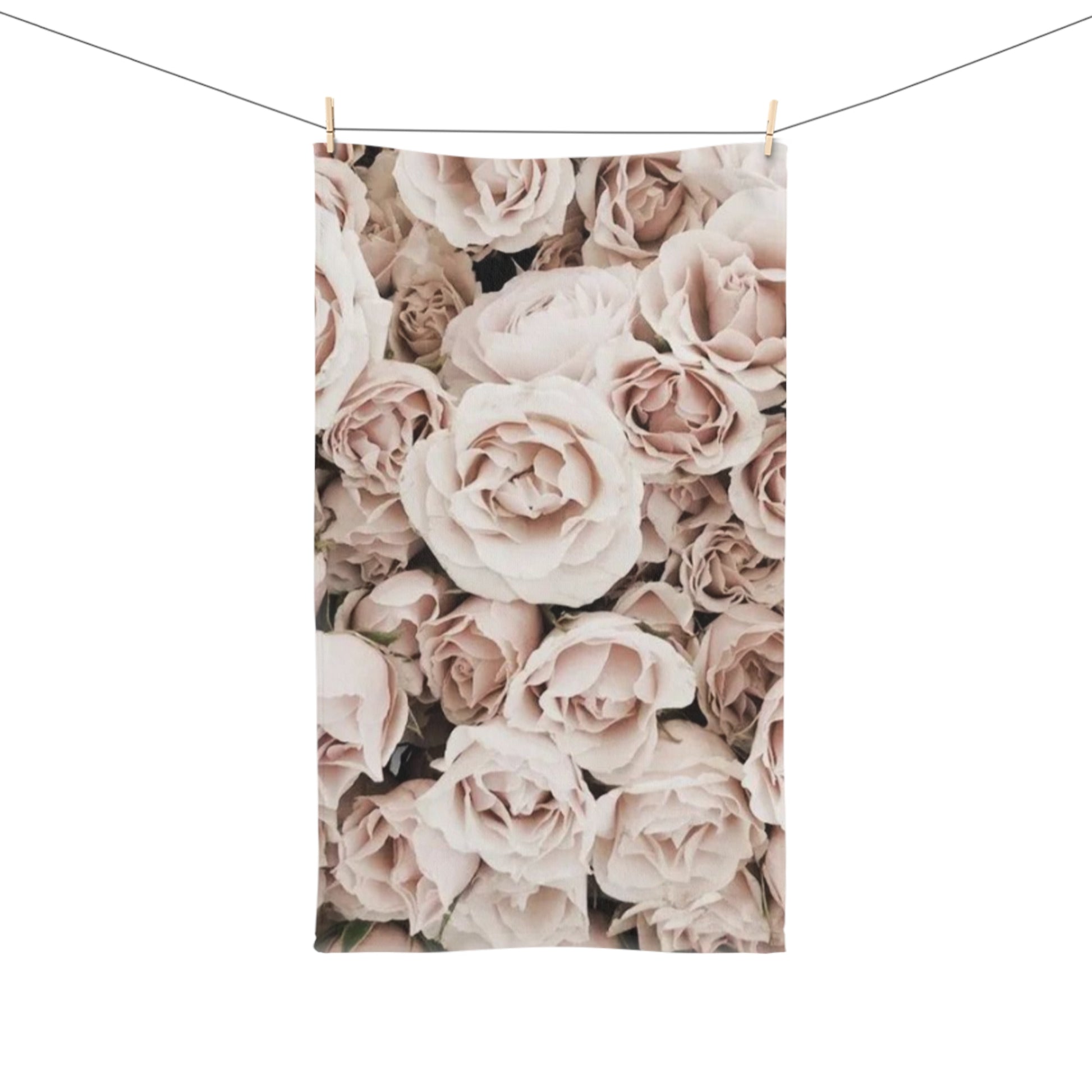 Floral Hand Towel – Light Pink Delight