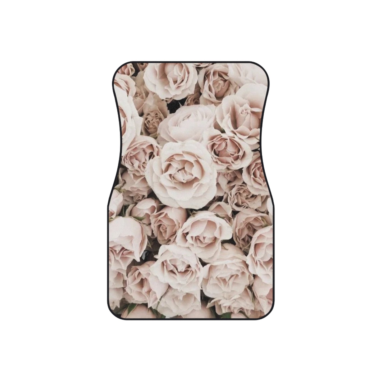 Light Pink Floral Car Mats – Set of 4 | Cute & Durable Car Decor