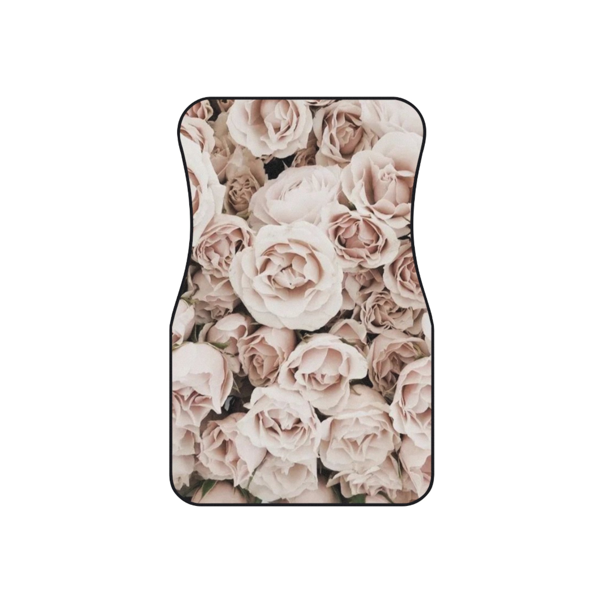 Light Pink Floral Car Mats – Set of 4 | Cute & Durable Car Decor