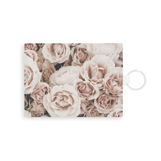 Light Pink Floral Card Holder – Soft & Sweet