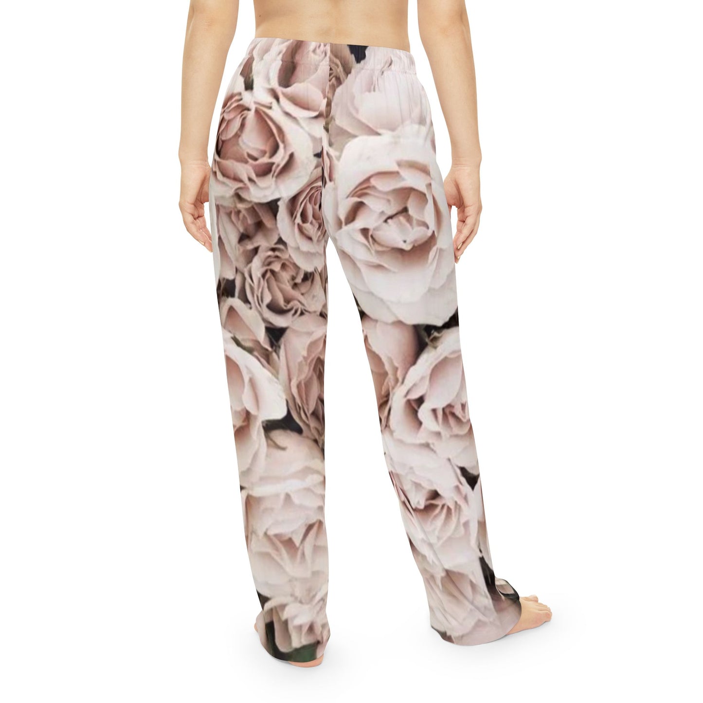 Light Pink Cozy Floral Pajama Pant