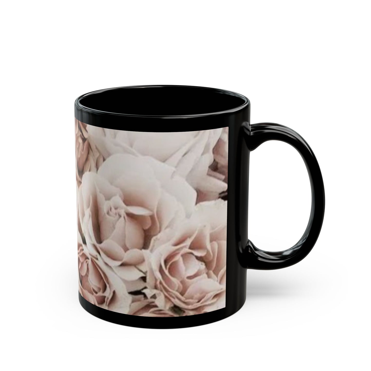 Light Pink Roses Floral Design Mug – Soft and Elegant Gift