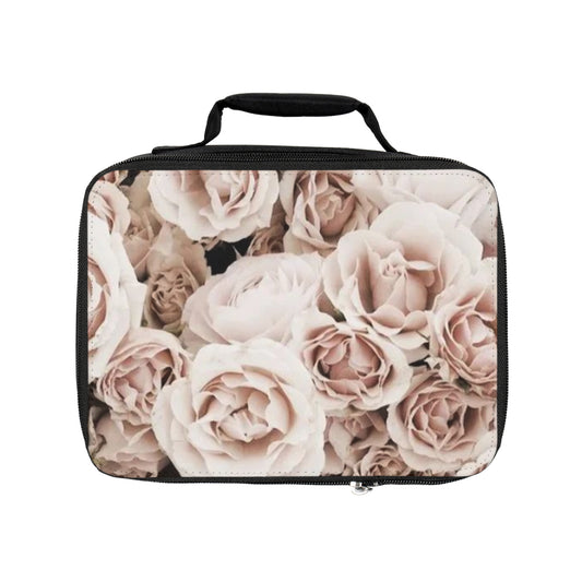Light Pink Roses Floral Lunch Bag – Soft & Chic