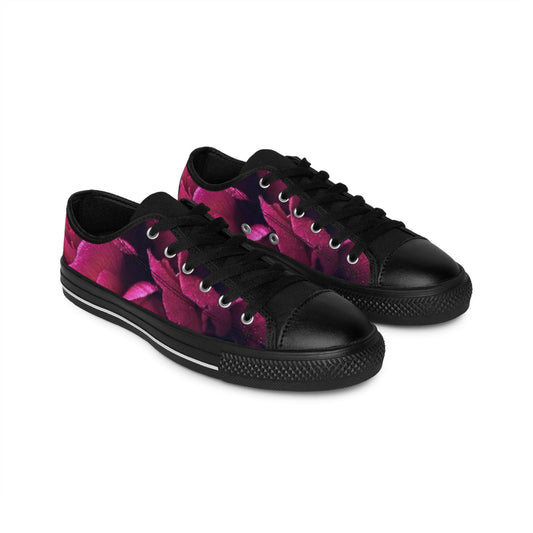 Magenta Comfortable Floral Sneakers – Vibrant & Fun