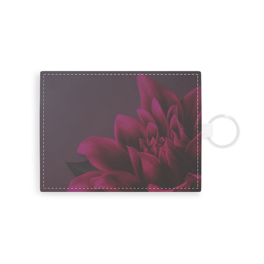 Magenta Dahlia Floral Card Holder