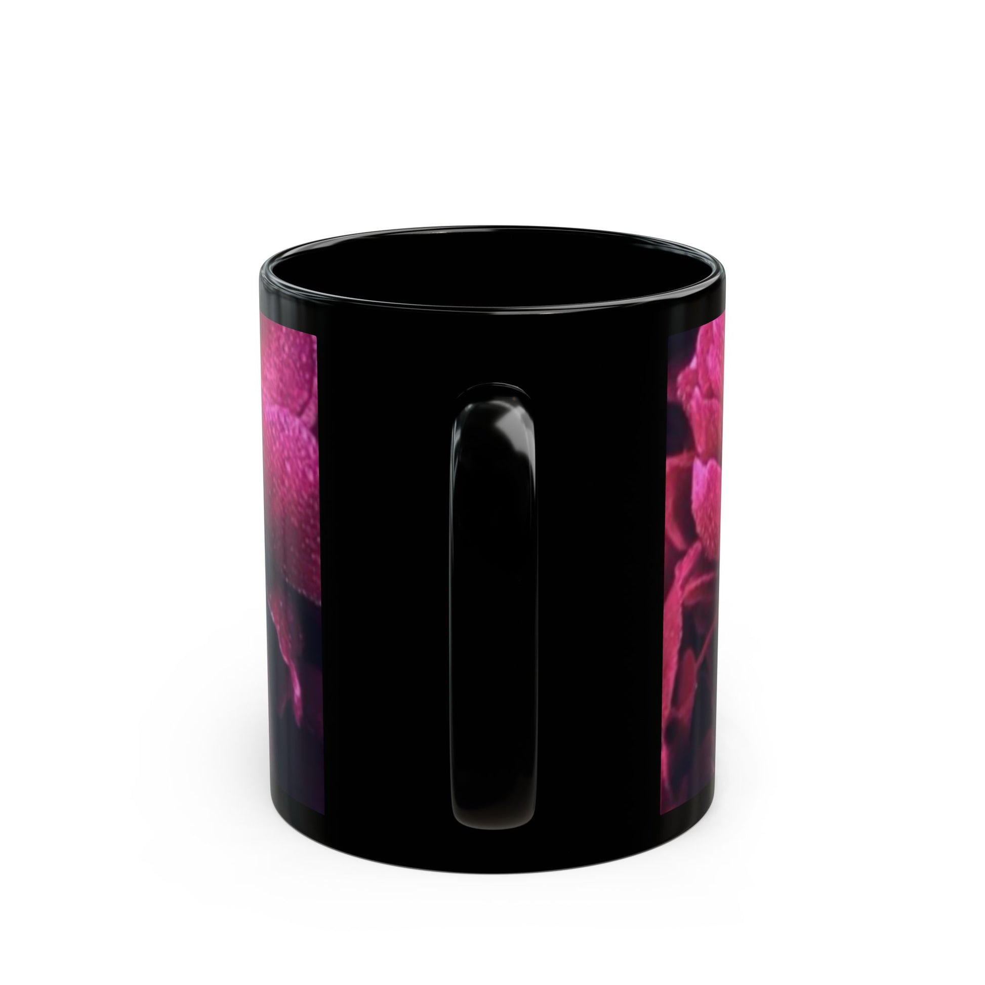 Magenta Floral Design Mug – Bold and Beautiful Gift Mug