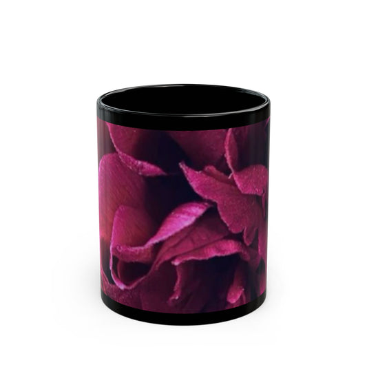 Magenta Floral Design Mug – Bold and Beautiful Gift Mug